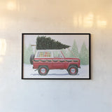 Christmas Farm III by James Wiens. shown as a paper print in a black flame. Available as a archival giclee rolled canvas, fine art paper, or poster print. SKU 71005i.