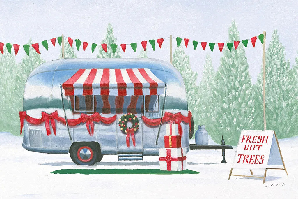 Christmas Farm IV by James Wiens. SKU 71006i. Archival Giclee Fine art print for wall decor.