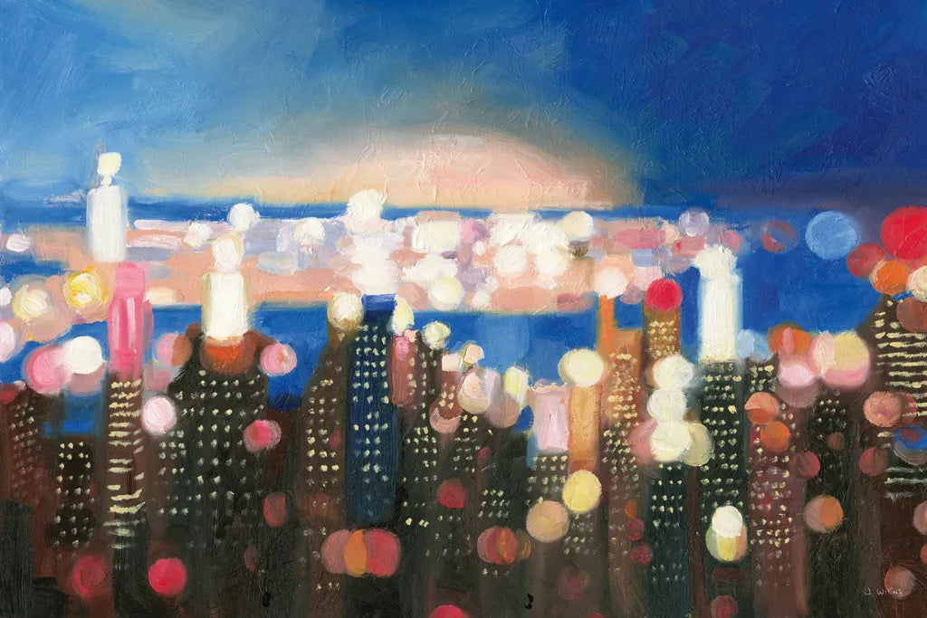 City Lights by James Wiens. SKU 65982i. Archival Giclee Fine art print for wall decor.