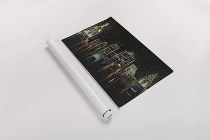 Cityscape Crop by James Wiens. shown as a rolled paper print. Available as archival giclee rolled canvas, fine art paper, or poster print. SKU 18259i.