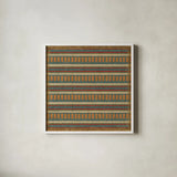 Country Mood Tile I - 12x12 by James Wiens. Shown in a crisp white glass frame for a clean and minimalist style. Available as an archival giclee rolled canvas, fine art paper, or poster print. SKU 14591a.