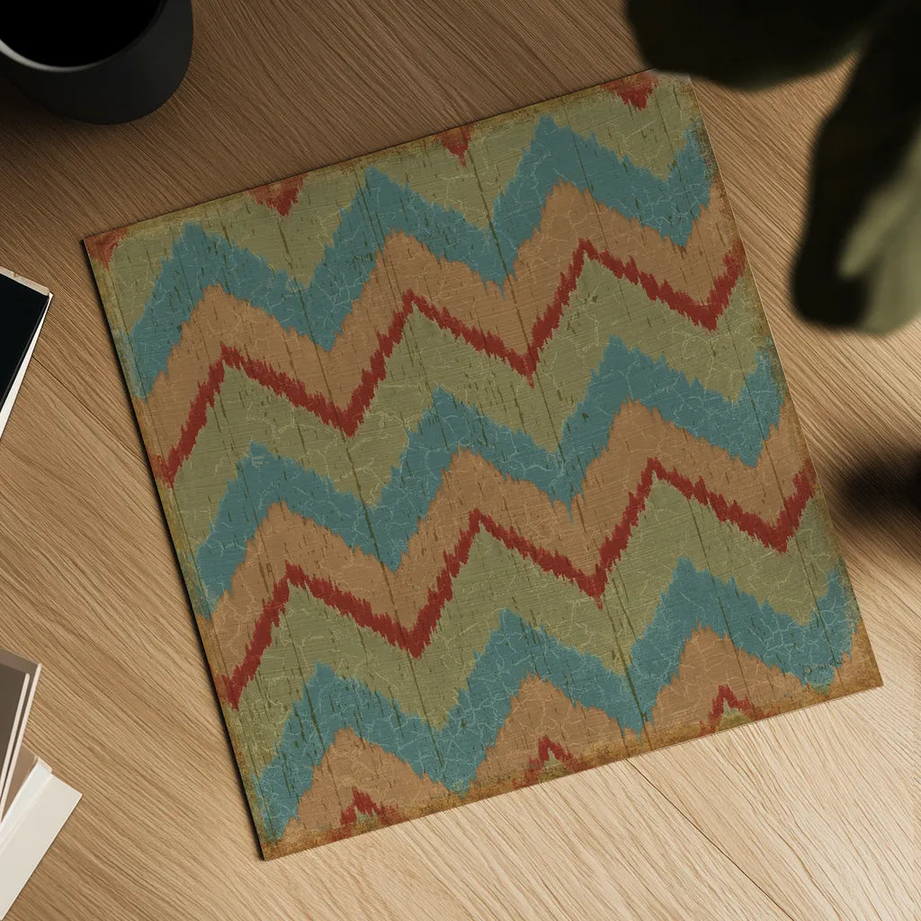 Country Mood Tile II by James Wiens. Shown as a detailed flat fine art print, highlighting archival giclee quality. Available as an archival giclee rolled canvas, fine art paper, or poster print. SKU 14139a.