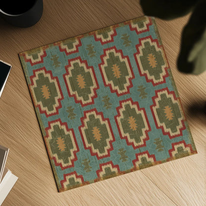 Country Mood Tile III by James Wiens. Shown as a detailed flat fine art print, highlighting archival giclee quality. Available as an archival giclee rolled canvas, fine art paper, or poster print. SKU 14144a.