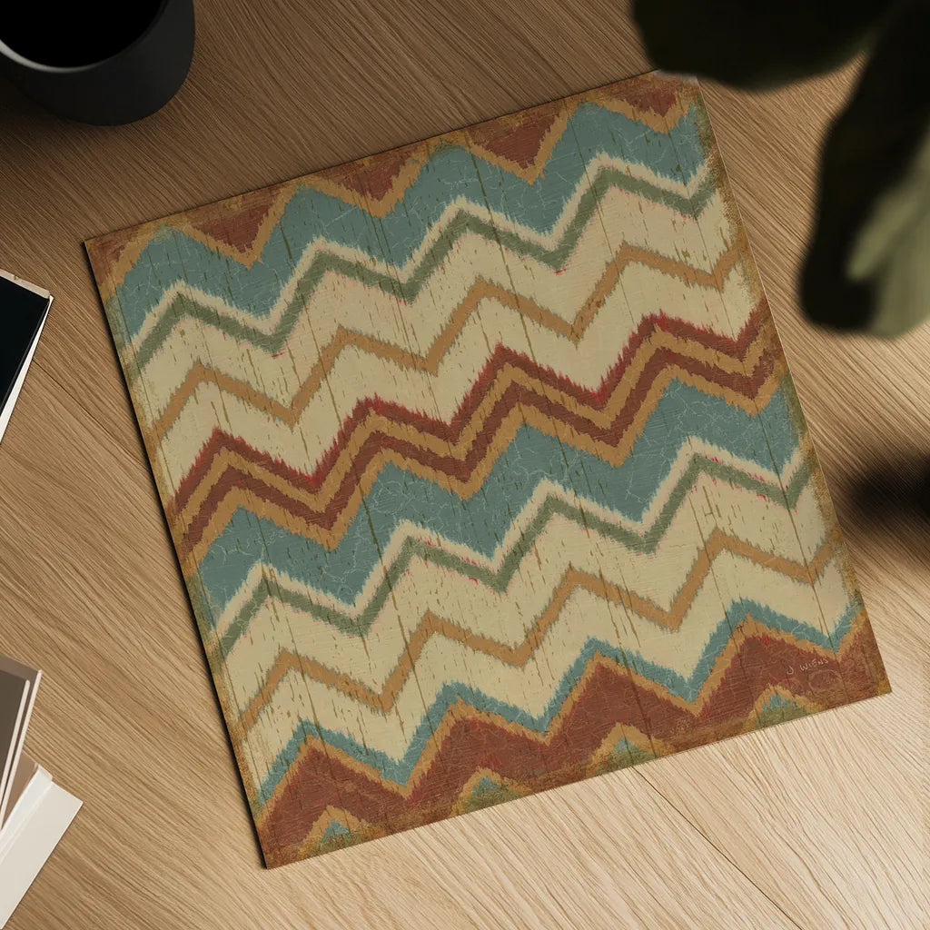 Country Mood Tile IV by James Wiens. Shown as a detailed flat fine art print, highlighting archival giclee quality. Available as an archival giclee rolled canvas, fine art paper, or poster print. SKU 14143a.