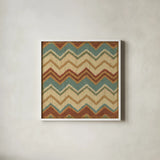Country Mood Tile IV by James Wiens. Shown in a crisp white glass frame for a clean and minimalist style. Available as an archival giclee rolled canvas, fine art paper, or poster print. SKU 14143a.