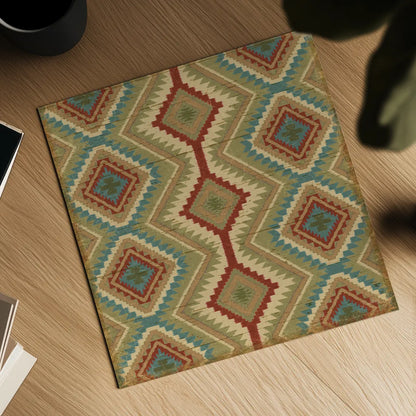 Country Mood Tile V v2 by James Wiens. Shown as a detailed flat fine art print, highlighting archival giclee quality. Available as an archival giclee rolled canvas, fine art paper, or poster print. SKU 14140a.