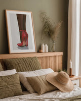 Divine I by James Wiens. shown as a paper print in a natural frame. Available as a archival giclee rolled canvas, fine art paper, or poster print. SKU 73887h.