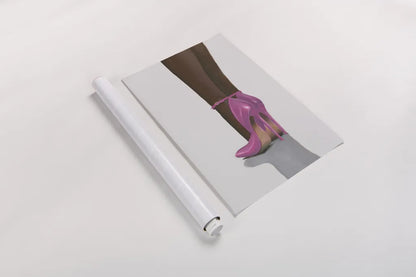 Divine I Pink by James Wiens. shown as a rolled paper print. Available as archival giclee rolled canvas, fine art paper, or poster print. SKU 82829h.