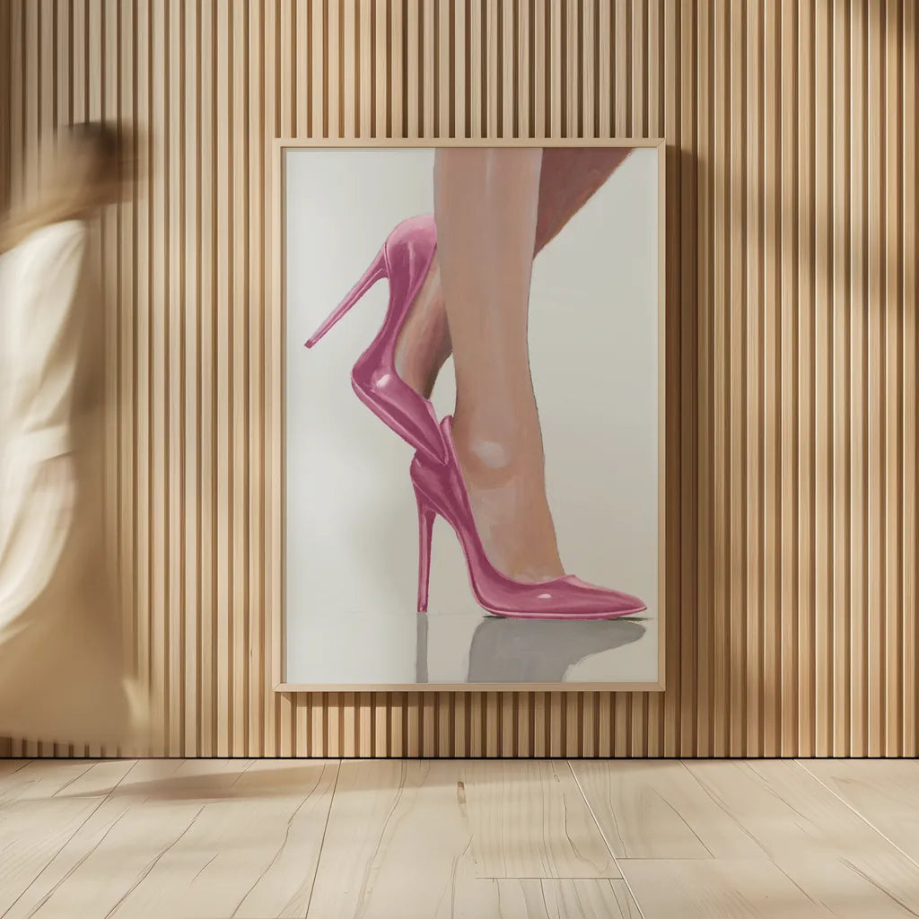 Divine II Pink by James Wiens. shown as over sized large wall art. Available as an archival giclee rolled canvas, fine art paper, or poster print. SKU 82830h.