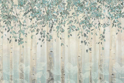 Dream Forest I Silver Leaves by James Wiens. SKU 27973i. Archival Giclee Fine art print for wall decor.