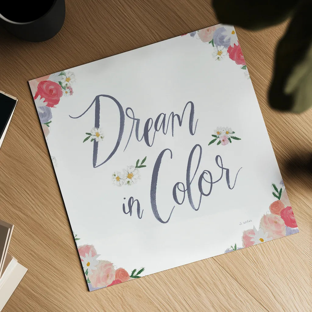 Dream in Color by James Wiens. Shown as a detailed flat fine art print, highlighting archival giclee quality. Available as an archival giclee rolled canvas, fine art paper, or poster print. SKU 33300a.