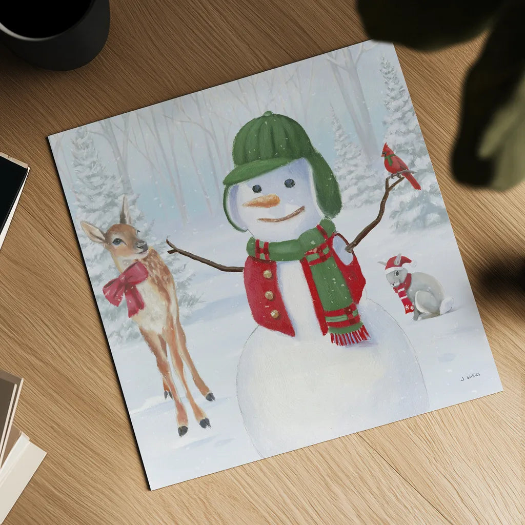 Dressed for Christmas I Crop by James Wiens. Shown as a detailed flat fine art print, highlighting archival giclee quality. Available as an archival giclee rolled canvas, fine art paper, or poster print. SKU 72614a.