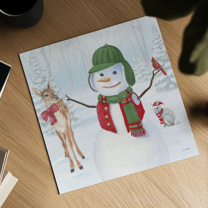 Dressed for Christmas I Crop by James Wiens. Shown as a detailed flat fine art print, highlighting archival giclee quality. Available as an archival giclee rolled canvas, fine art paper, or poster print. SKU 72614a.