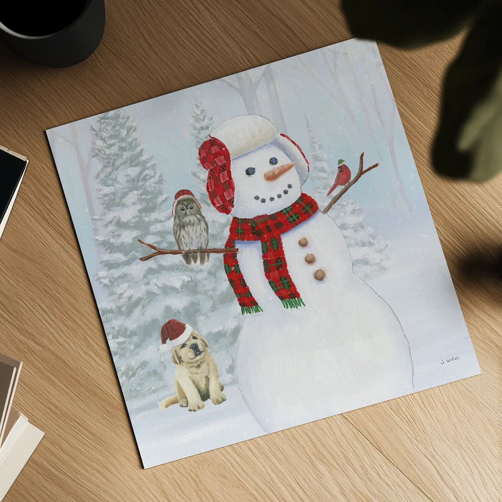 Dressed for Christmas II Crop by James Wiens. Shown as a detailed flat fine art print, highlighting archival giclee quality. Available as an archival giclee rolled canvas, fine art paper, or poster print. SKU 72615a.