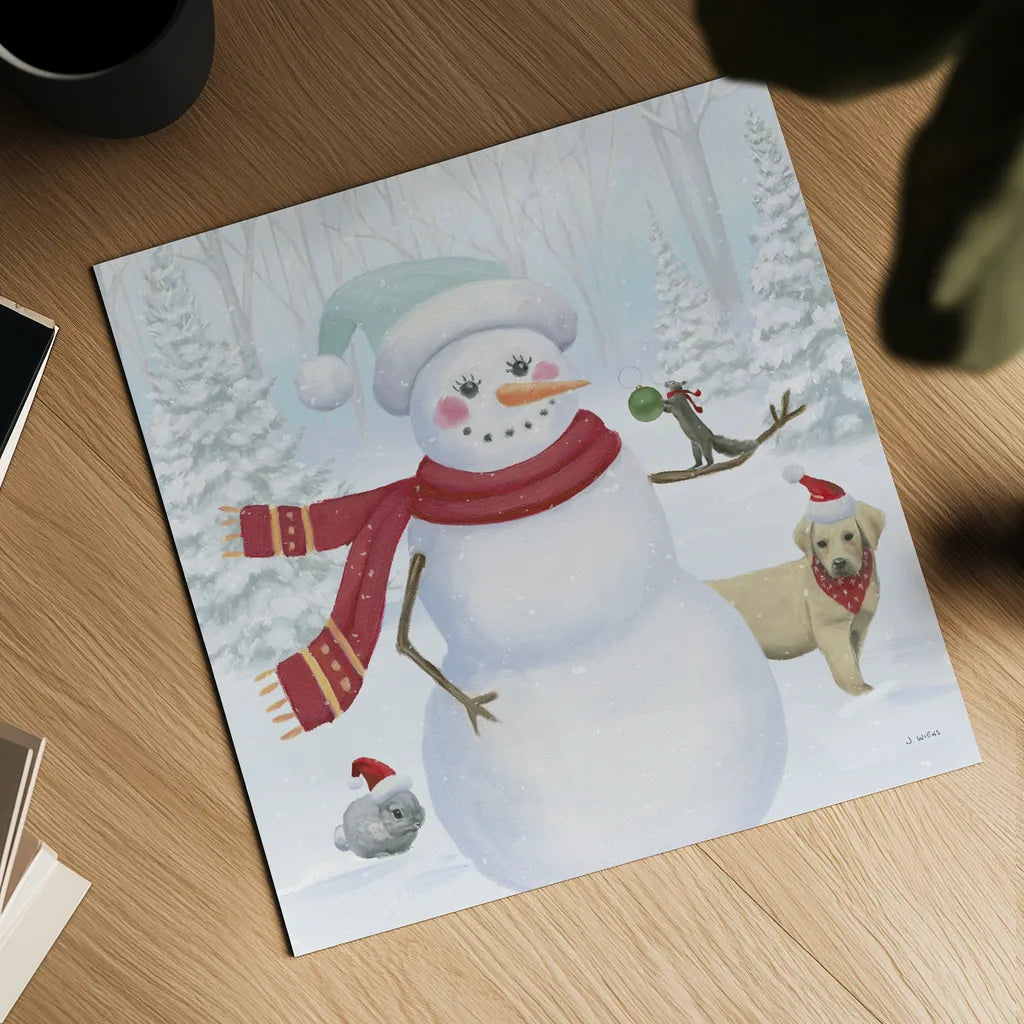 Dressed for Christmas III Crop by James Wiens. Shown as a detailed flat fine art print, highlighting archival giclee quality. Available as an archival giclee rolled canvas, fine art paper, or poster print. SKU 72616a.