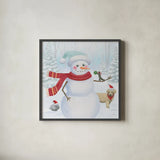 Dressed for Christmas III Crop by James Wiens. Shown in a sleek black glass frame for a contemporary gallery look. Available as an archival giclee rolled canvas, fine art paper, or poster print. SKU 72616a.