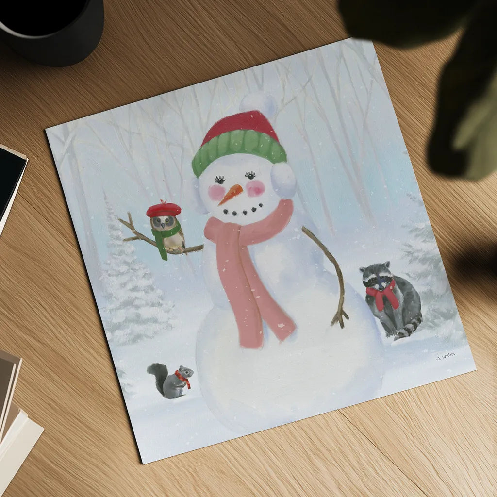 Dressed for Christmas IV Crop by James Wiens. Shown as a detailed flat fine art print, highlighting archival giclee quality. Available as an archival giclee rolled canvas, fine art paper, or poster print. SKU 72617a.