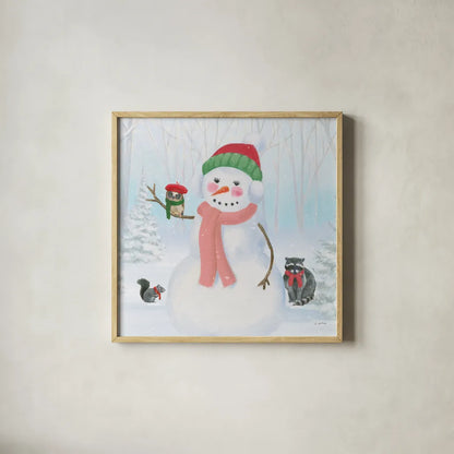Dressed for Christmas IV Crop by James Wiens. Shown in a natural wood glass frame for a timeless modern aesthetic. Available as an archival giclee rolled canvas, fine art paper, or poster print. SKU 72617a.