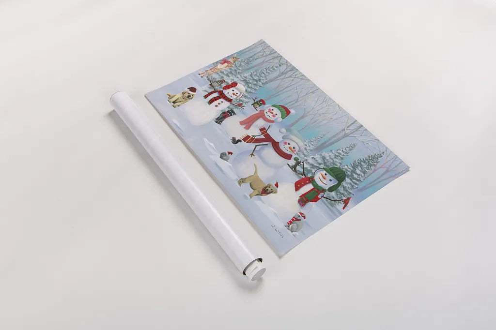 Dressed for Christmas V by James Wiens. shown as a rolled paper print. Available as archival giclee rolled canvas, fine art paper, or poster print. SKU 73375i.