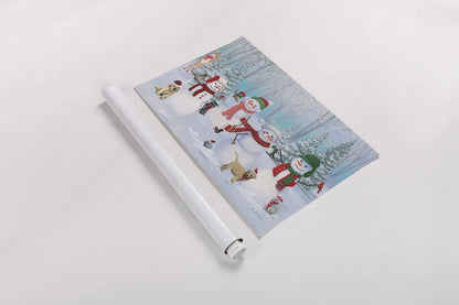 Dressed for Christmas V by James Wiens. shown as a rolled paper print. Available as archival giclee rolled canvas, fine art paper, or poster print. SKU 73375i.