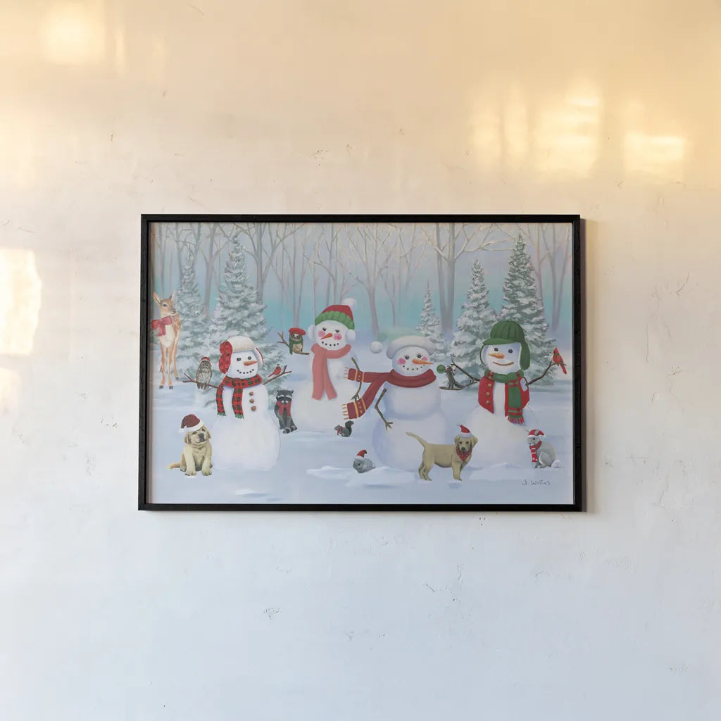 Dressed for Christmas V by James Wiens. shown as a paper print in a black flame. Available as a archival giclee rolled canvas, fine art paper, or poster print. SKU 73375i.