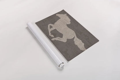 Equine I by James Wiens. shown as a rolled paper print. Available as archival giclee rolled canvas, fine art paper, or poster print. SKU 33374i.