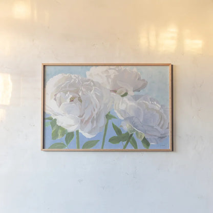 Essence of June I by James Wiens. shown as a paper print in a natural frame. Available as a archival giclee rolled canvas, fine art paper, or poster print. SKU 50319i.