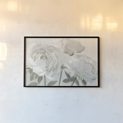 Essence of June I Neutral by James Wiens. shown as a paper print in a black flame. Available as a archival giclee rolled canvas, fine art paper, or poster print. SKU 52277i.
