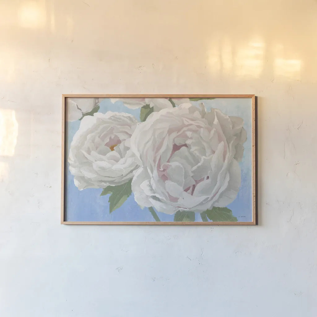 Essence of June II by James Wiens. shown as a paper print in a natural frame. Available as a archival giclee rolled canvas, fine art paper, or poster print. SKU 50320i.