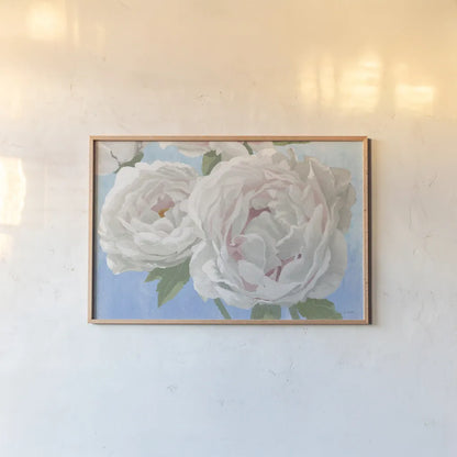 Essence of June II by James Wiens. shown as a paper print in a natural frame. Available as a archival giclee rolled canvas, fine art paper, or poster print. SKU 50320i.