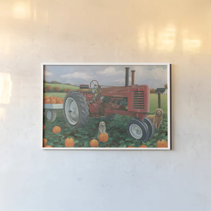 Fall Bounty II by James Wiens. shown as a paper print in a white frame. Available as a archival giclee rolled canvas, fine art paper, or poster print. SKU 76873i.