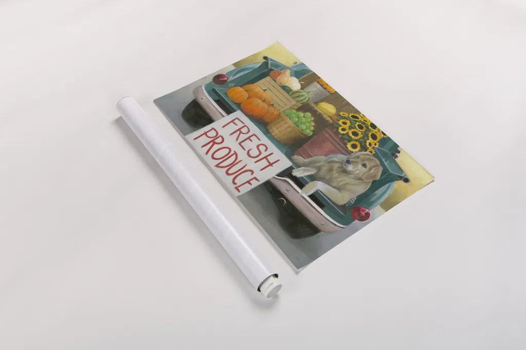 Fall Bounty III Crop by James Wiens. shown as a rolled paper print. Available as archival giclee rolled canvas, fine art paper, or poster print. SKU 76879i.