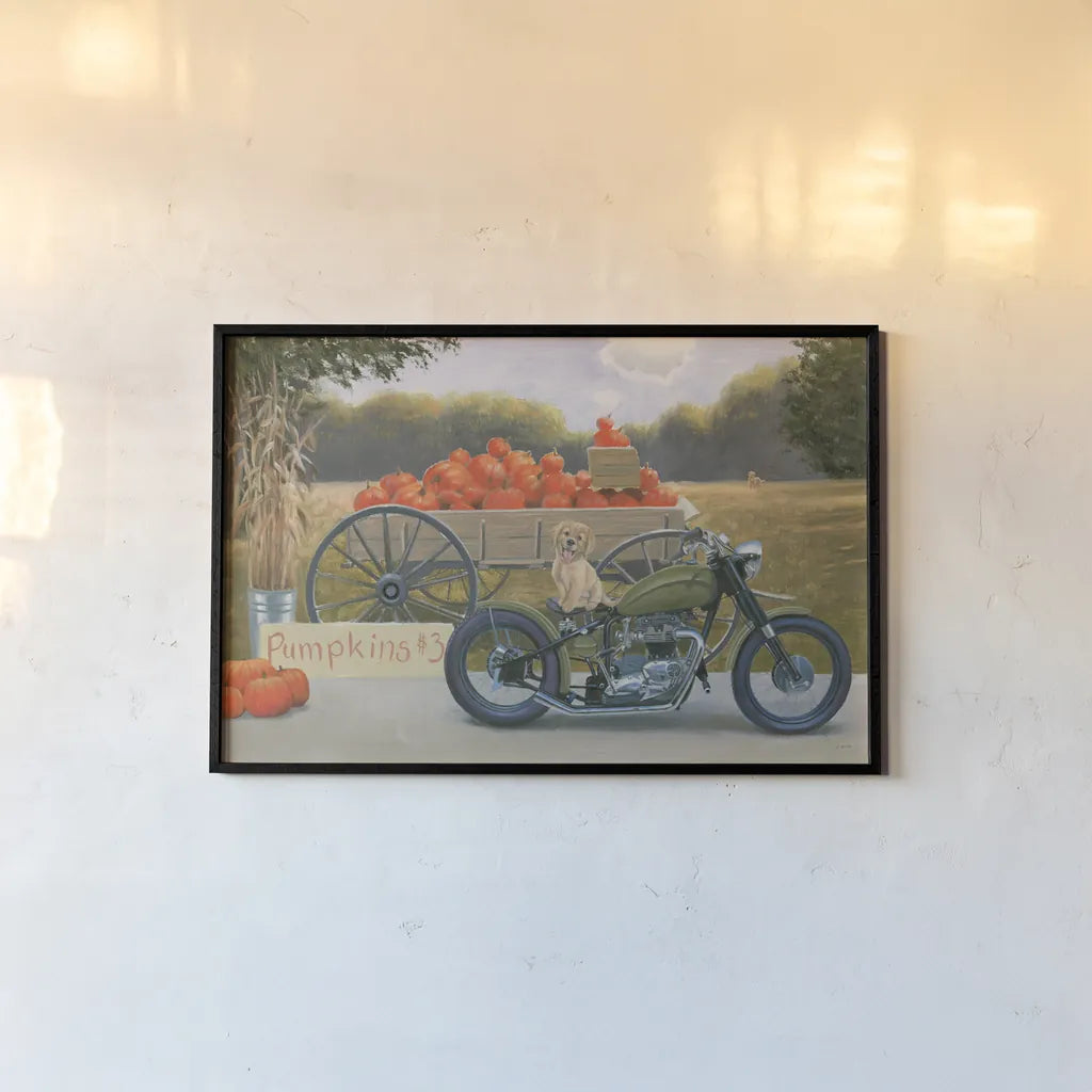 Fall Bounty IV by James Wiens. shown as a paper print in a black flame. Available as a archival giclee rolled canvas, fine art paper, or poster print. SKU 76875i.