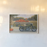 Fall Bounty IV by James Wiens. shown as a paper print in a white frame. Available as a archival giclee rolled canvas, fine art paper, or poster print. SKU 76875i.