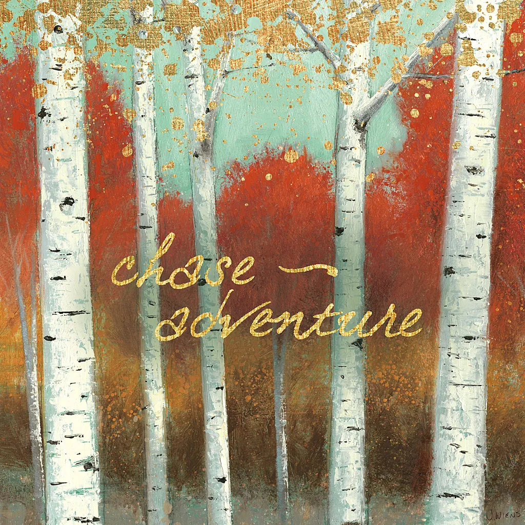 Fall Promenade II by James Wiens. SKU 21343a. Archival Giclee Fine art print for wall decor.