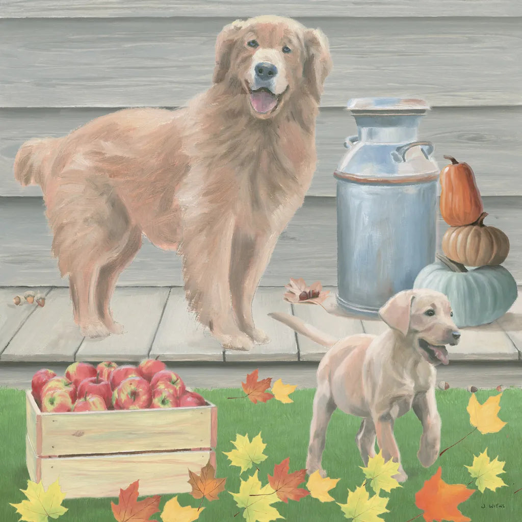 Fall at the Farm III by James Wiens. SKU 79917a. Archival Giclee Fine art print for wall decor.
