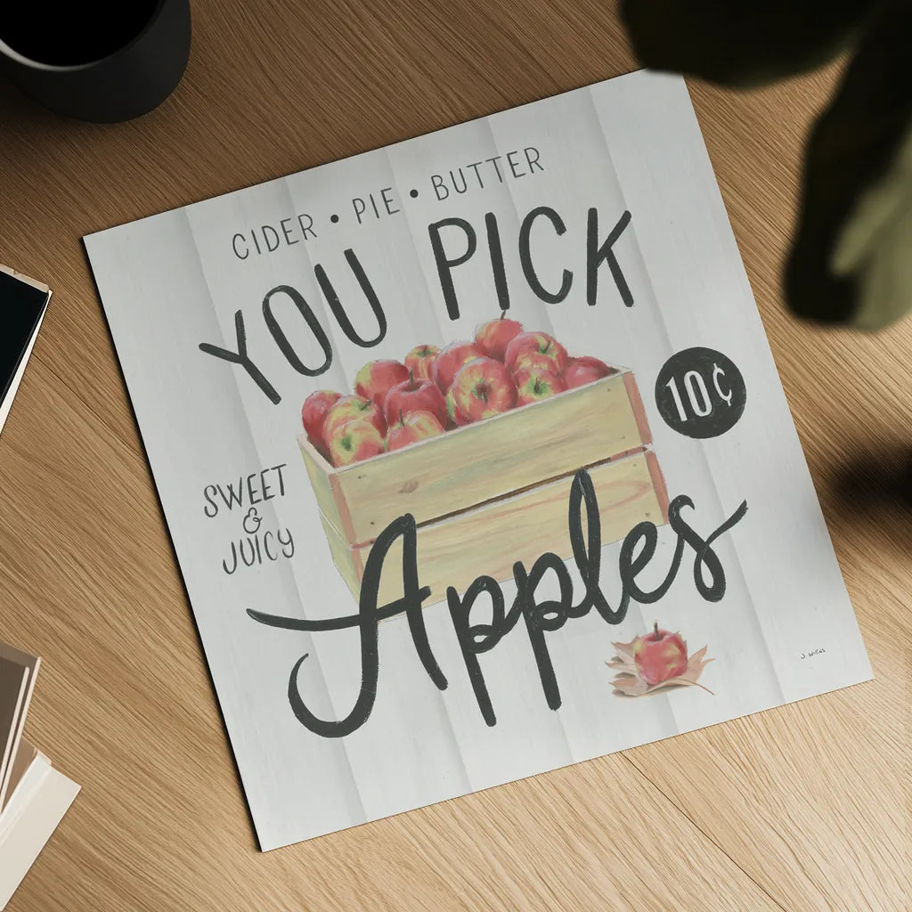 Fall at the Farm IV by James Wiens. Shown as a detailed flat fine art print, highlighting archival giclee quality. Available as an archival giclee rolled canvas, fine art paper, or poster print. SKU 79918a.