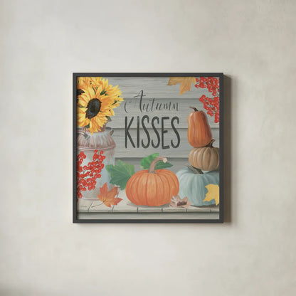 Fall at the Farm VI by James Wiens. Shown in a sleek black glass frame for a contemporary gallery look. Available as an archival giclee rolled canvas, fine art paper, or poster print. SKU 79920a.