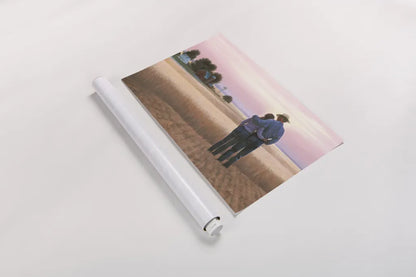 Family Farm by James Wiens. shown as a rolled paper print. Available as archival giclee rolled canvas, fine art paper, or poster print. SKU 34881i.