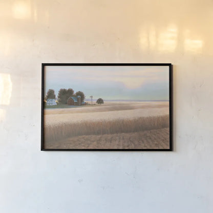 Family Farm No Couple by James Wiens. shown as a paper print in a black flame. Available as a archival giclee rolled canvas, fine art paper, or poster print. SKU 35297i.