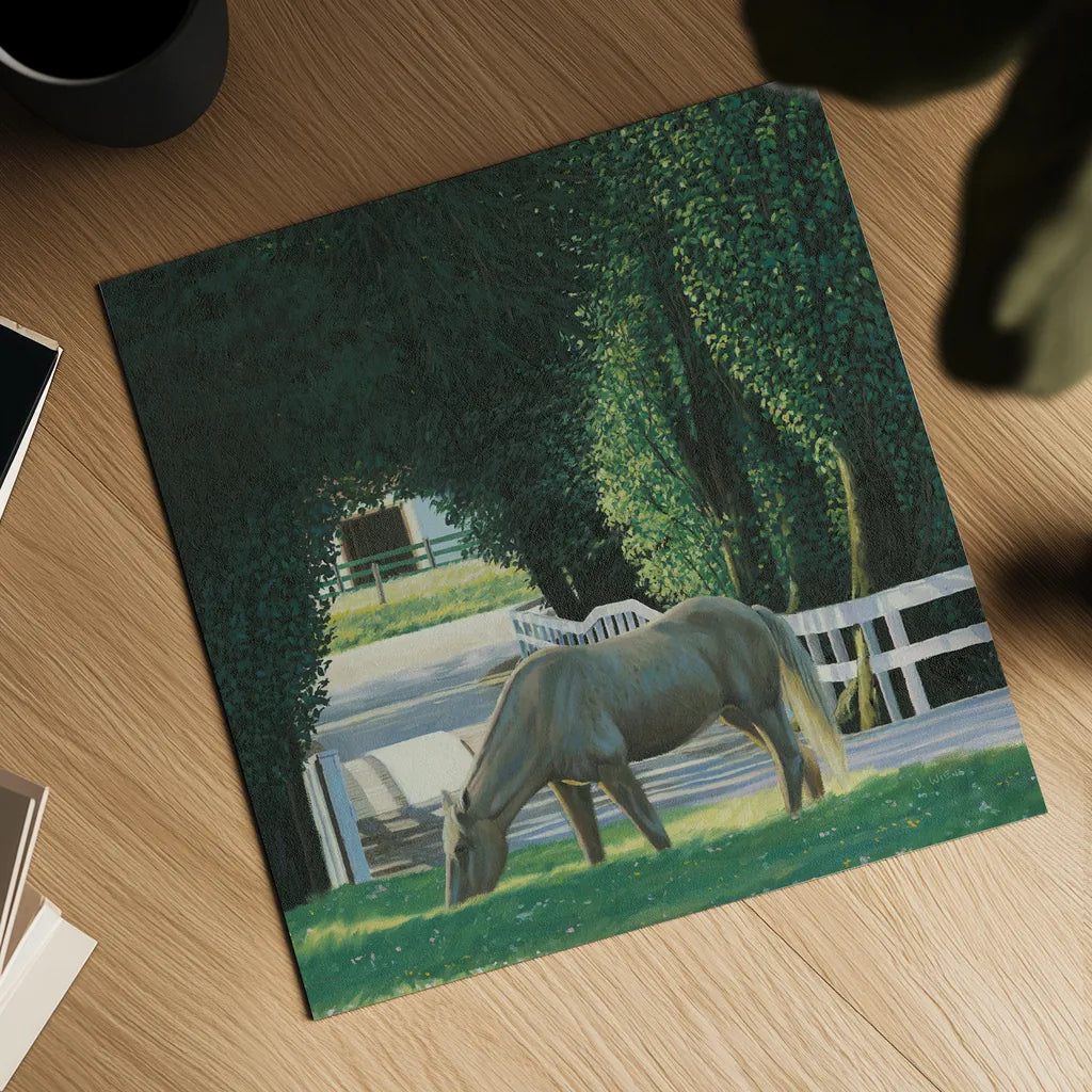 Farm Life VI by James Wiens. Shown as a detailed flat fine art print, highlighting archival giclee quality. Available as an archival giclee rolled canvas, fine art paper, or poster print. SKU 32391a.