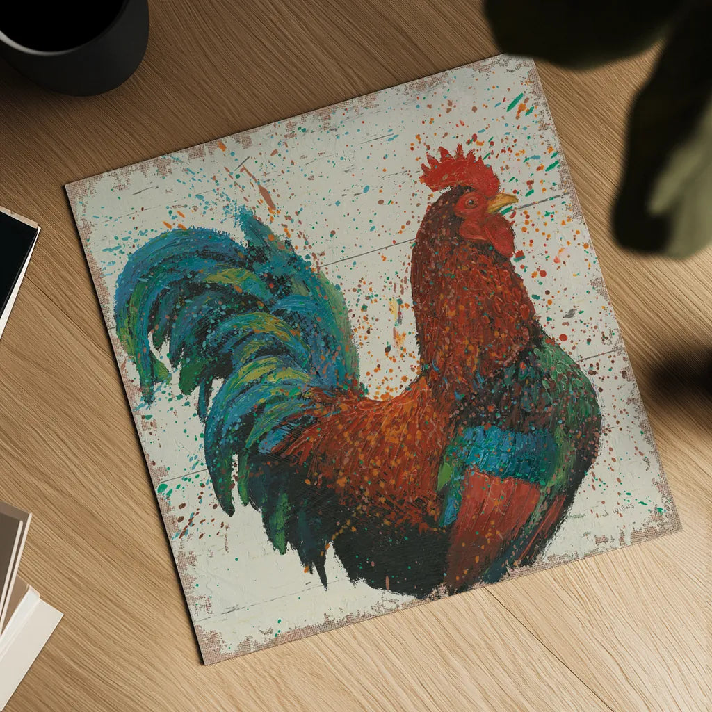 Farm Proud I by James Wiens. Shown as a detailed flat fine art print, highlighting archival giclee quality. Available as an archival giclee rolled canvas, fine art paper, or poster print. SKU 20447a.