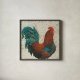 Farm Proud I by James Wiens. Shown in a sleek black glass frame for a contemporary gallery look. Available as an archival giclee rolled canvas, fine art paper, or poster print. SKU 20447a.