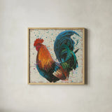 Farm Proud II by James Wiens. Shown in a natural wood glass frame for a timeless modern aesthetic. Available as an archival giclee rolled canvas, fine art paper, or poster print. SKU 20448a.