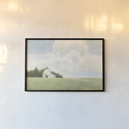 Field and Sky v2 by James Wiens. shown as a paper print in a black flame. Available as a archival giclee rolled canvas, fine art paper, or poster print. SKU 56406i.