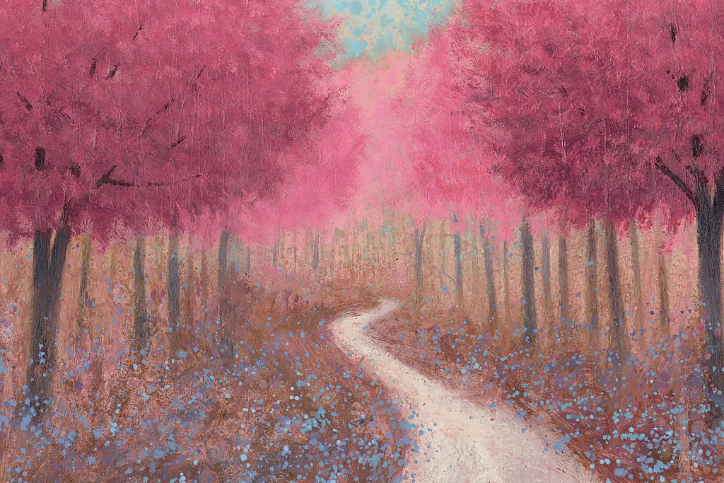 Forest Pathway Spring by James Wiens. SKU 28272i. Archival Giclee Fine art print for wall decor.