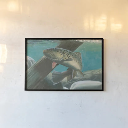 Fresh Catch I by James Wiens. shown as a paper print in a black flame. Available as a archival giclee rolled canvas, fine art paper, or poster print. SKU 81492i.