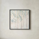 Fresh Forest Crop III by James Wiens. Shown in a sleek black glass frame for a contemporary gallery look. Available as an archival giclee rolled canvas, fine art paper, or poster print. SKU 60290a.