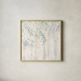 Fresh Forest Crop III by James Wiens. Shown in a natural wood glass frame for a timeless modern aesthetic. Available as an archival giclee rolled canvas, fine art paper, or poster print. SKU 60290a.
