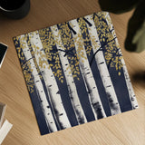 Fresh Forest Indigo II by James Wiens. Shown as a detailed flat fine art print, highlighting archival giclee quality. Available as an archival giclee rolled canvas, fine art paper, or poster print. SKU 56166a.